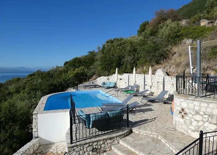 Petros, Vassiliki, Lefkada - 3 Bedrooms, Pool, Stunning Views * Pondi
