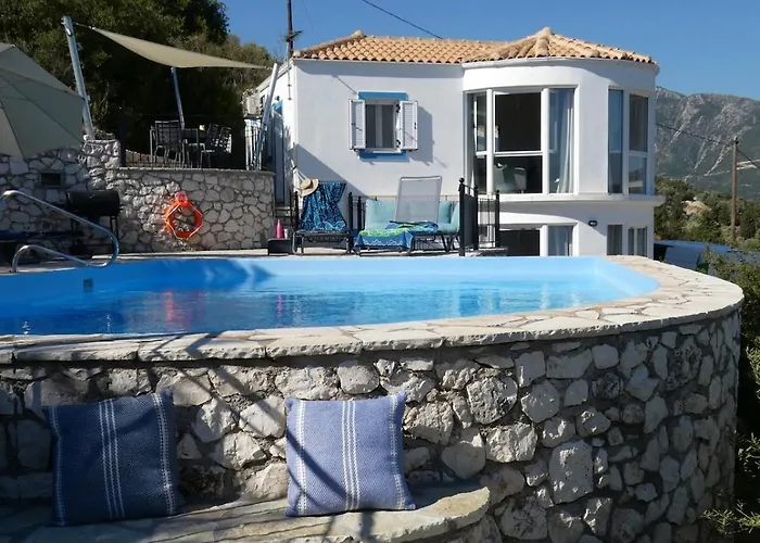 Petros, Vassiliki, Lefkada - 3 Bedrooms, Pool, Stunning Views