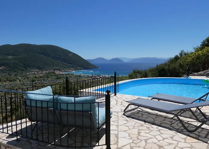 Petros, Vassiliki, Lefkada - 3 Bedrooms, Pool, Stunning Views *